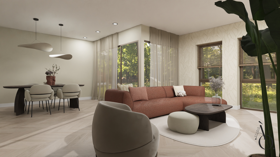 Nieuwbouwwoning ontwerp door Studio À la Od in Zwijndrecht