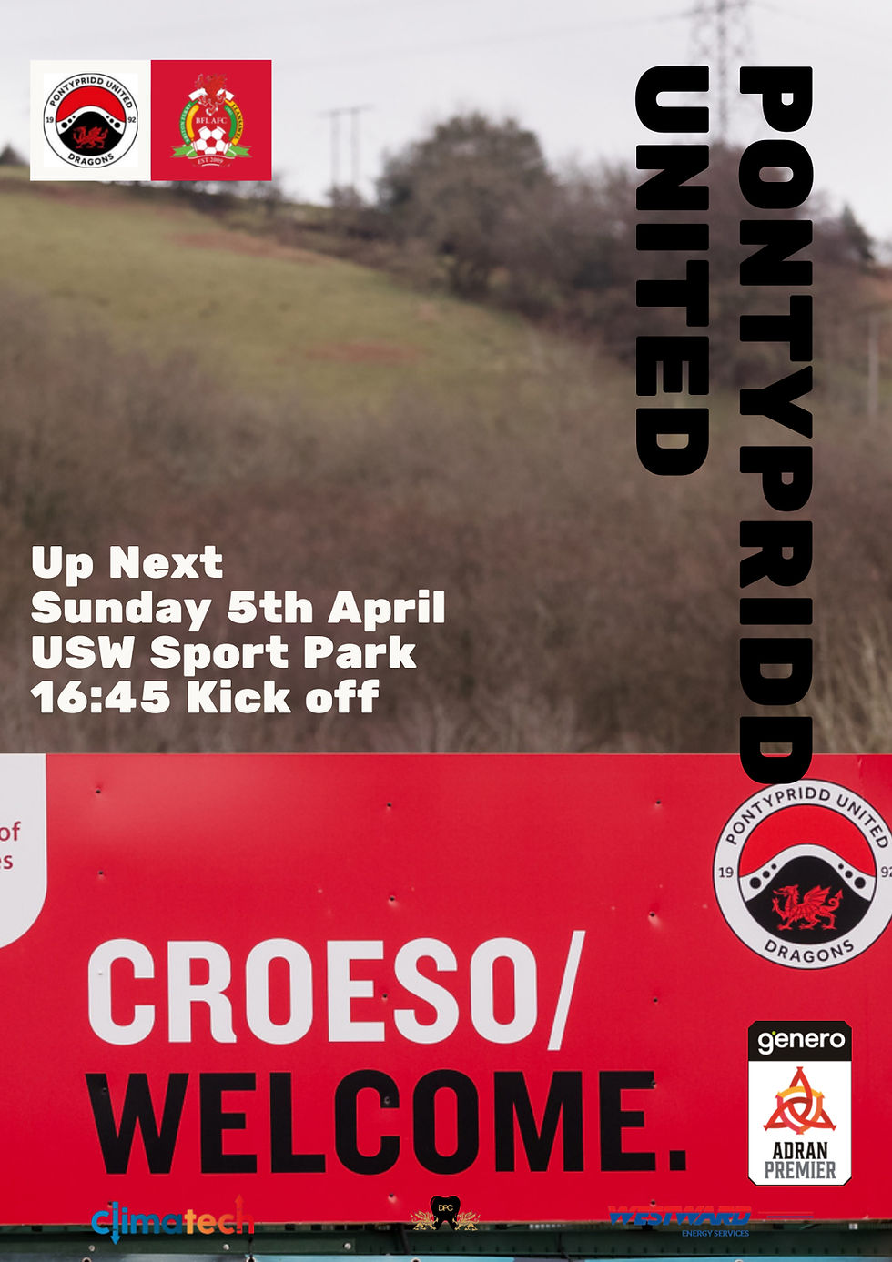 Match Centre MD20: Pontypridd United v Briton Ferry Llansawel