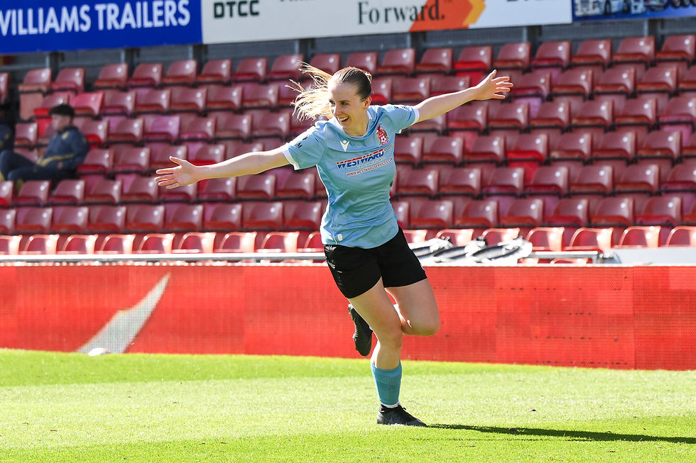 Jade Crofts with Ferry's second Credit FAW