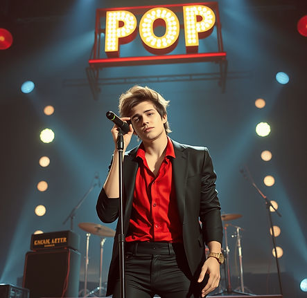 an image depicting a handsome male pop s