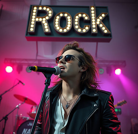 an image depicting a handsome Male rock