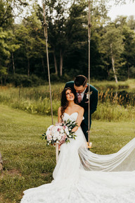 real weddings at celestial farms wedding venue in clio michigan wedding venues near me