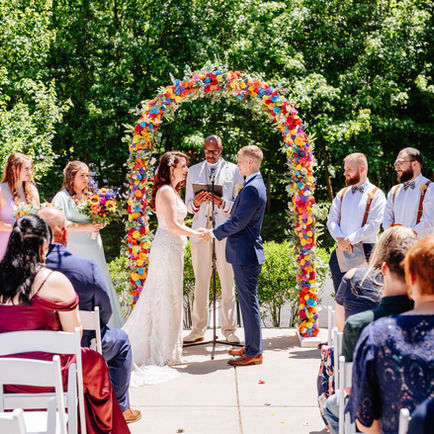 Outdoor Maryland Wedding ceremony