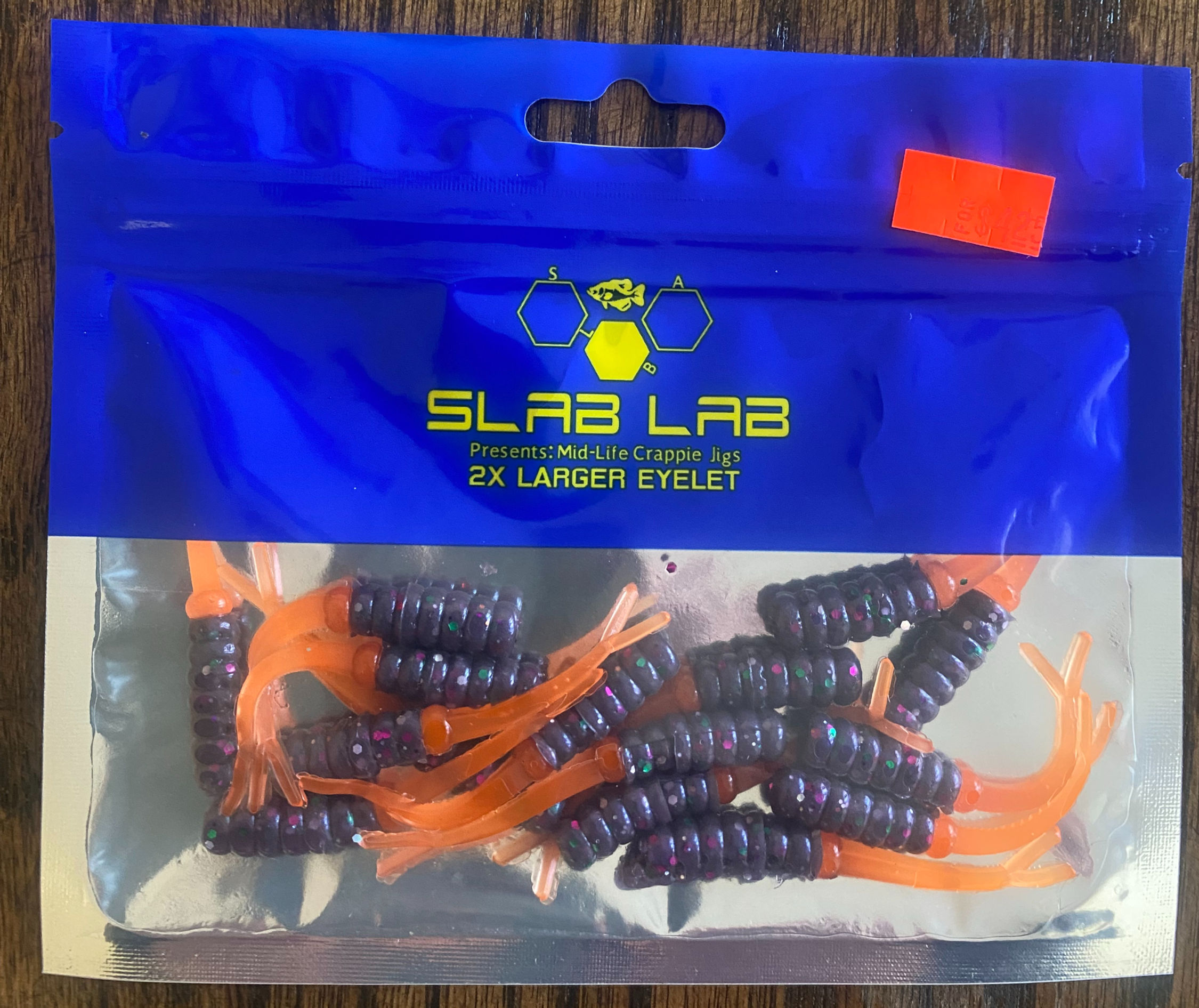 Slab Lab Split Tail Bodies (Dark Purple Confetti/Orange Tail)