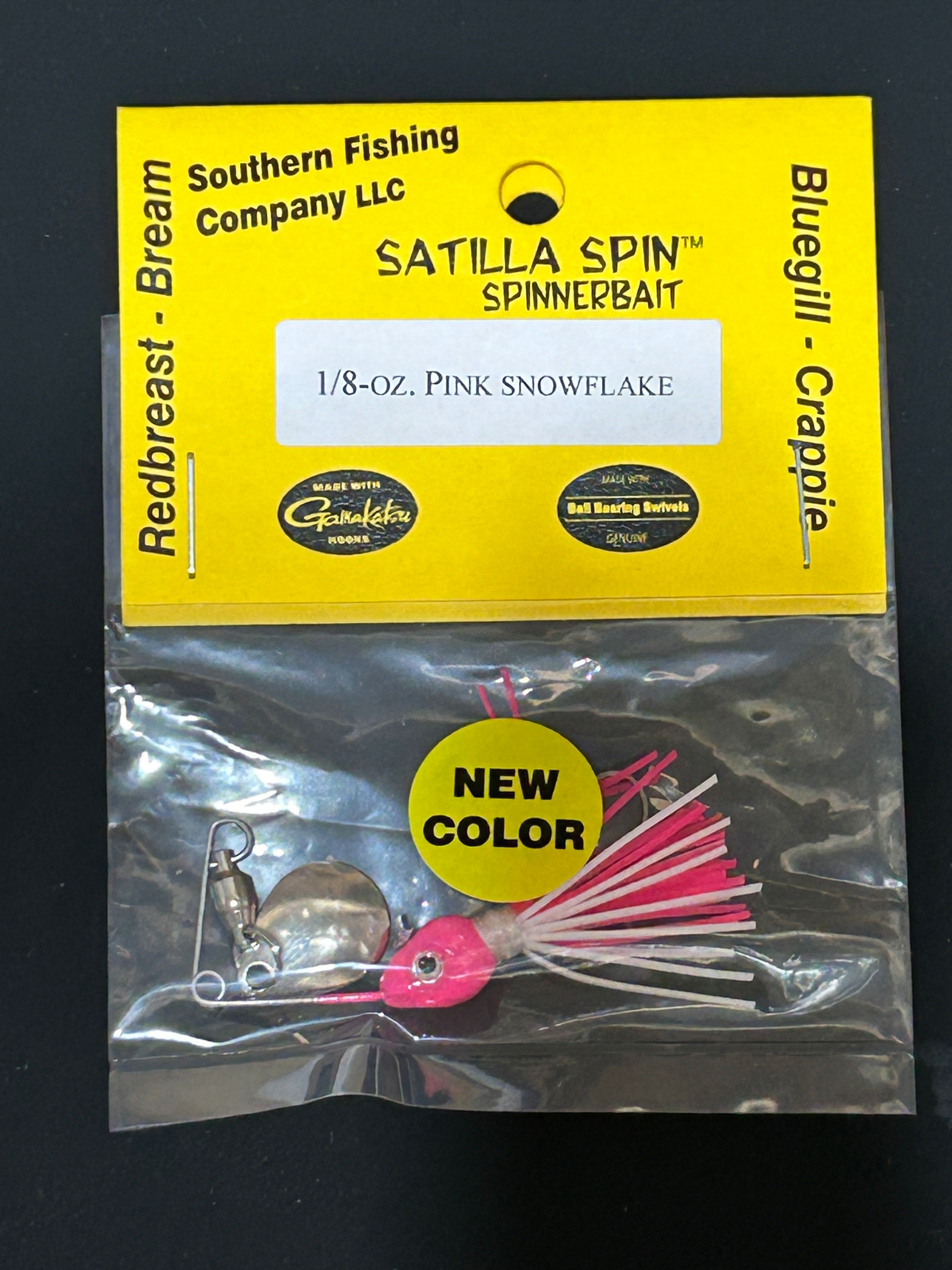 Satilla Spin Spinnerbait - Pink Snowflake