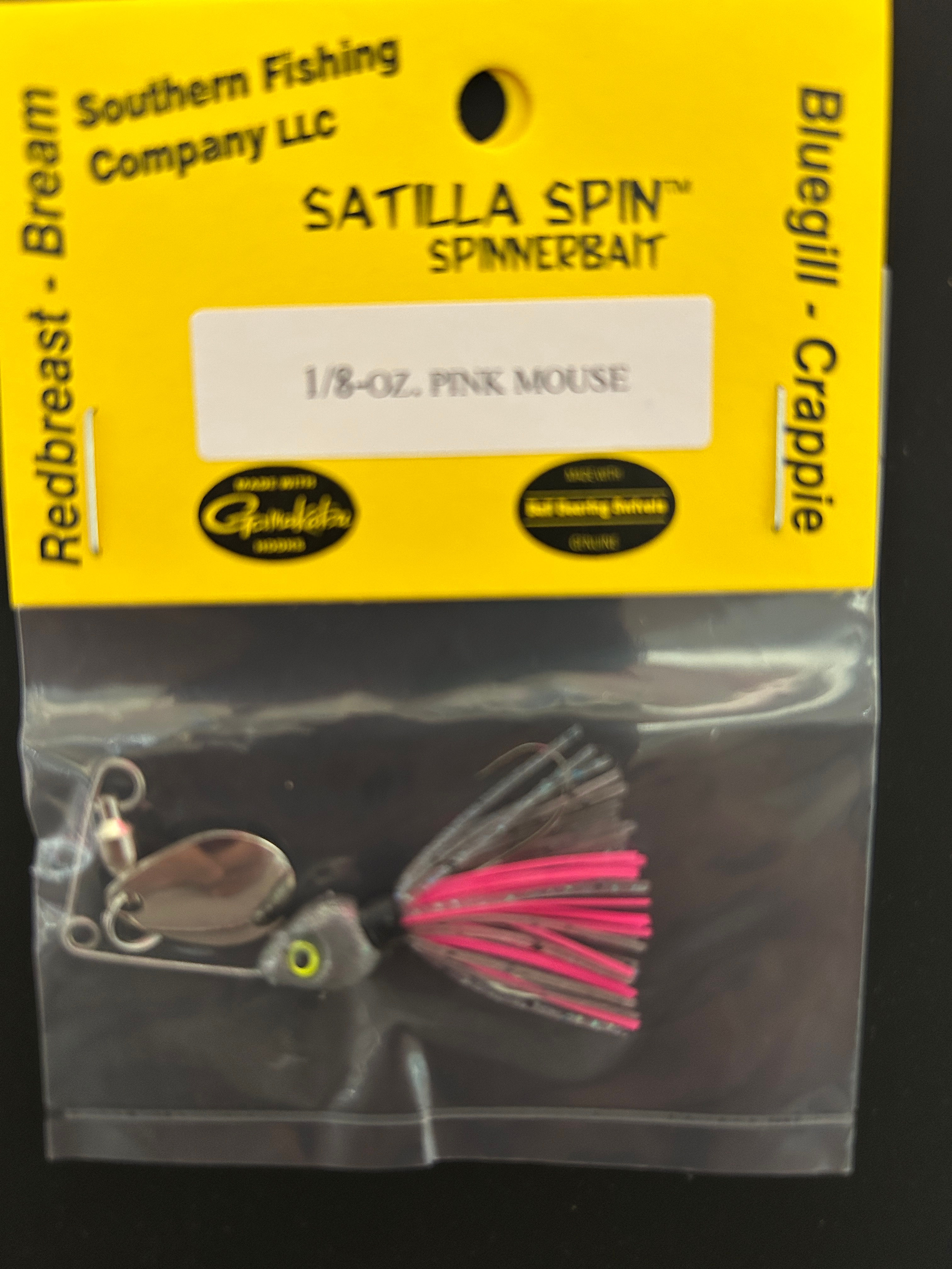 Satilla Spin Spinnerbait - PINK MOUSE 1/8oz