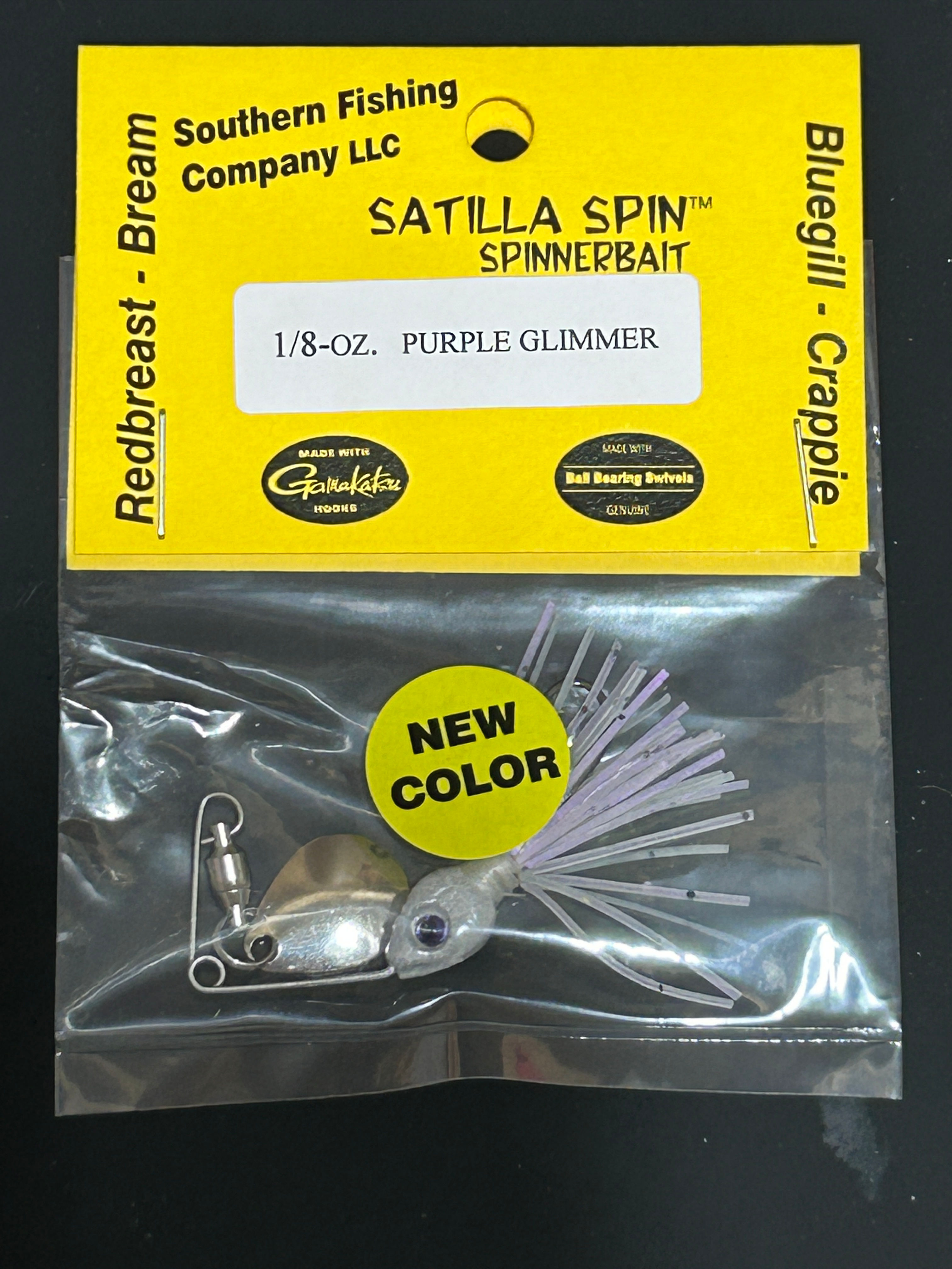 Satilla Spin Spinnerbait - Purple Glimmer