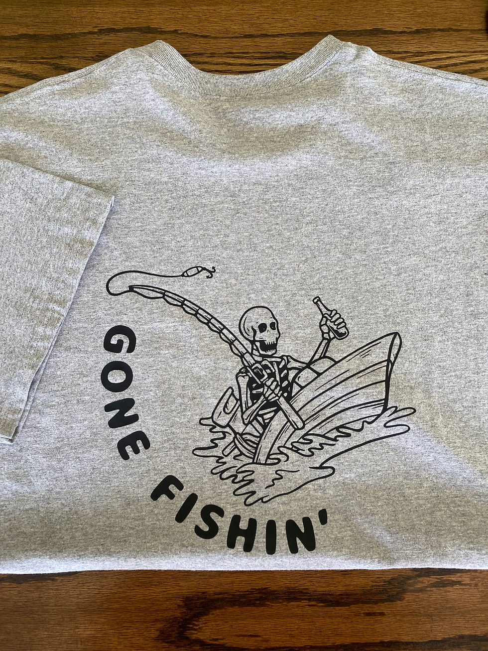 Thumbnail: "Gone Fishin'" - T-Shirt