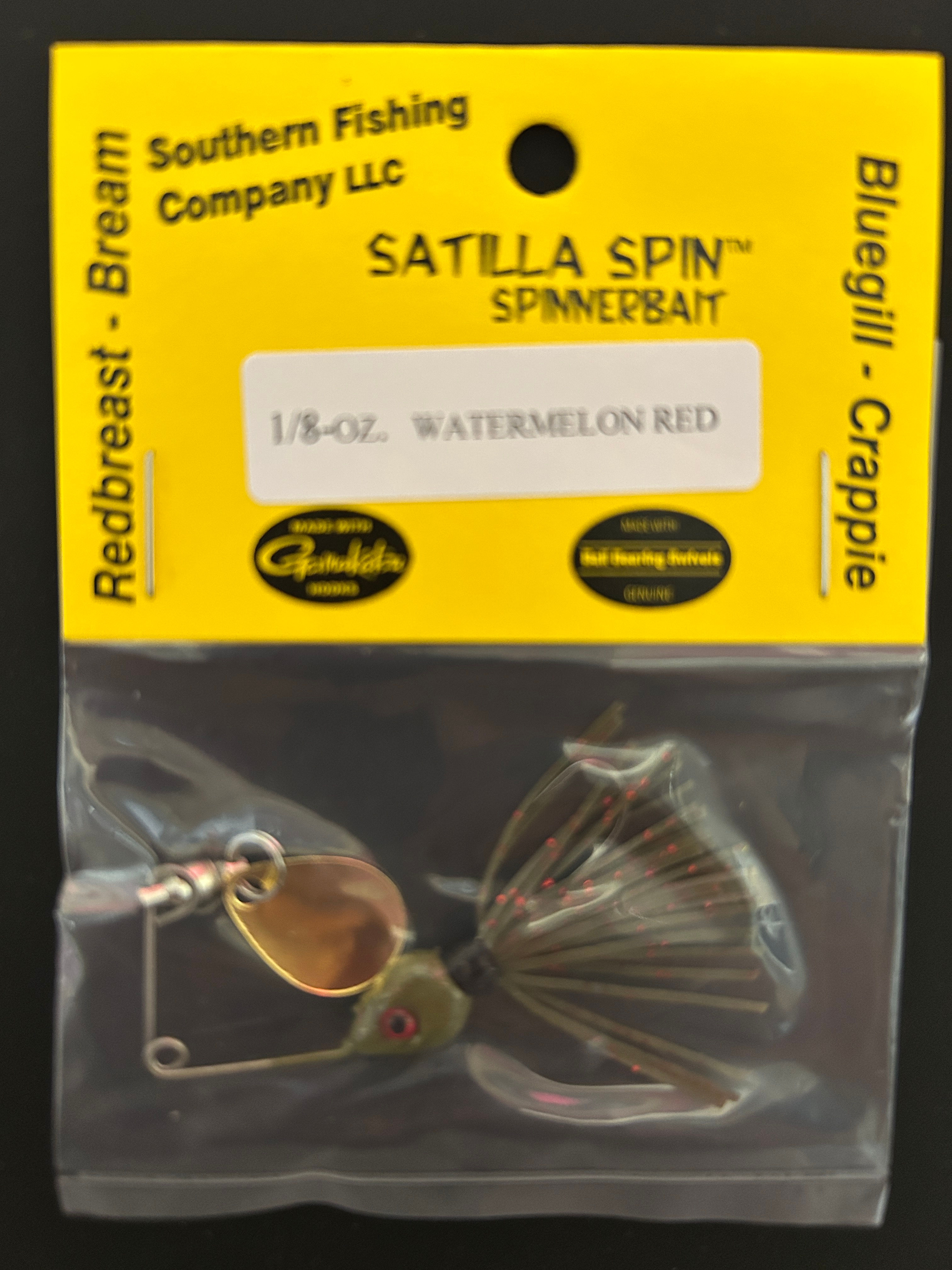 Satilla Spin Spinnerbait - WATERMELON RED 1/8oz