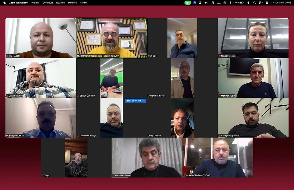 Yönetim Kurulu Şubat Ayı Toplantısını Online Olarak Gerçekleştirdi
