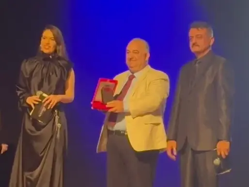 TİMBİT KKTC Temsilcisi Ertan BİRİNCİ'ye Onur Ödülü