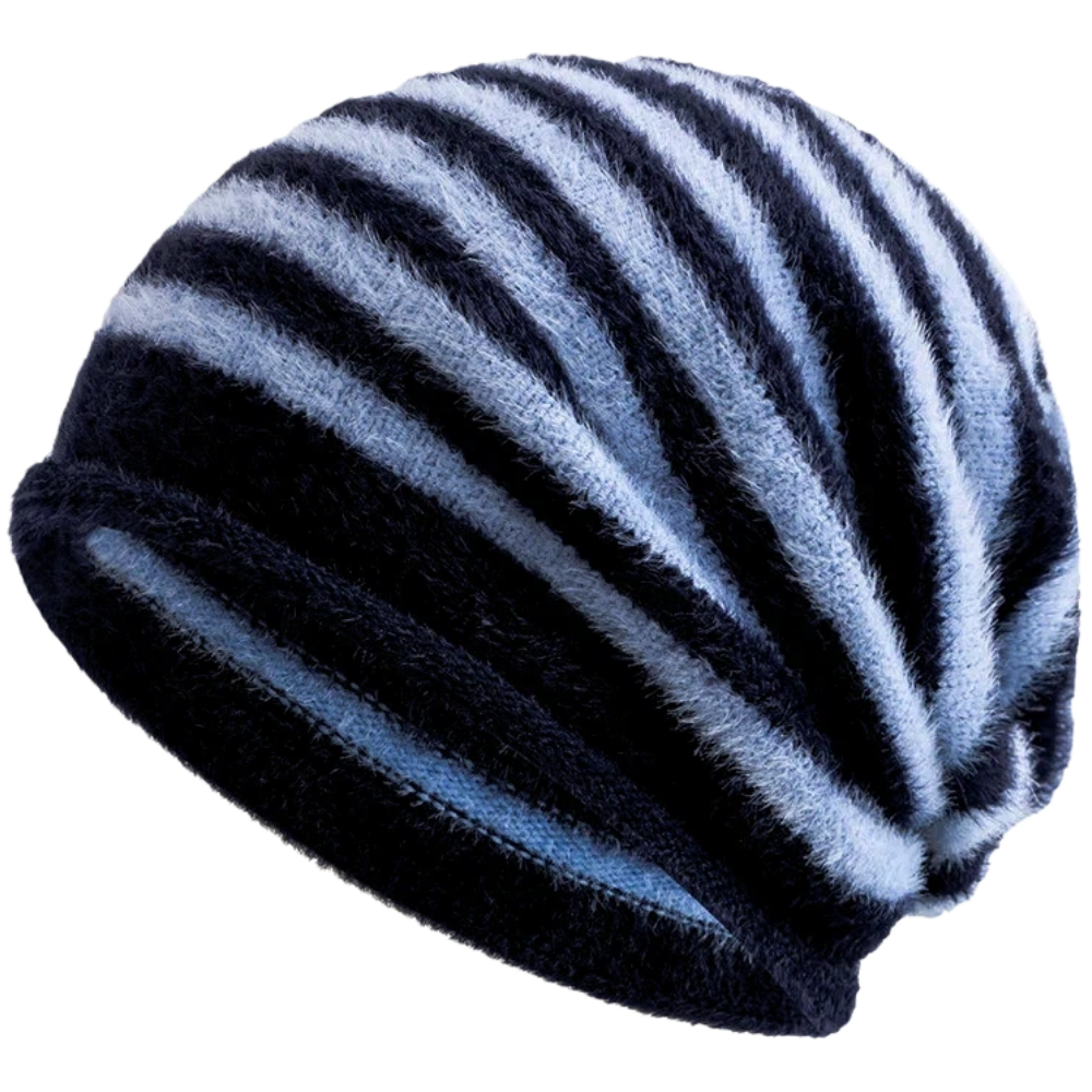 Hot Sale Fashion Woman Slouchy Beanie Casual Stripe Design Y2K Winter Hats For F