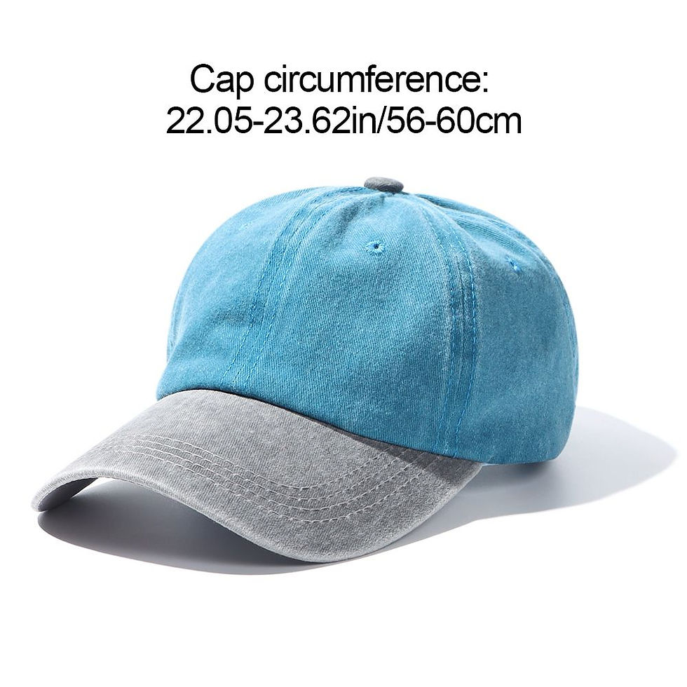 Thumbnail: Fashion Distressed Faded Caps Adjustable Baseball Hats WASHED DENIM Cap Outdoor 