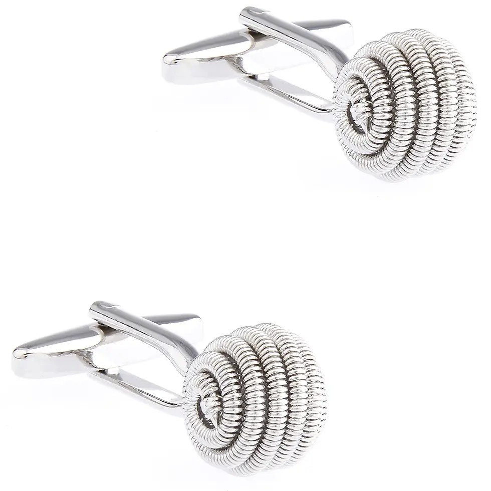 Thumbnail: The Most Popular 31 Designs Metal Knots Enamel Cufflink Cuff Link Free Shipping
