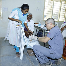 New Hope Ministries medical team providing free healthcare services to underserved villages in India