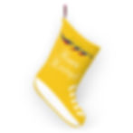 Colombia Swim Bike Run Triathlon Holiday Stocking Hanging View