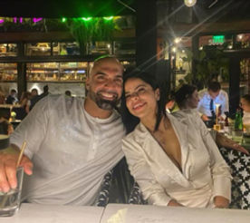 Frank and Jay enjoying the vibrant atmosphere of Miami, highlighting their time in Florida.