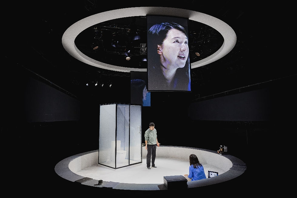 The set as seen from the audience