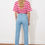 Thumbnail: Blue High Waist Mom Jeans
