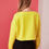 Thumbnail: Embroidered Crop Knitted Sweatshirt