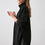 Thumbnail: Black Zipper Detailed Oversized Knitted Sweatshirt