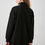 Thumbnail: Black Zipper Detailed Oversized Knitted Sweatshirt