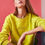 Thumbnail: Embroidered Crop Knitted Sweatshirt