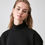 Thumbnail: Black Zipper Detailed Oversized Knitted Sweatshirt
