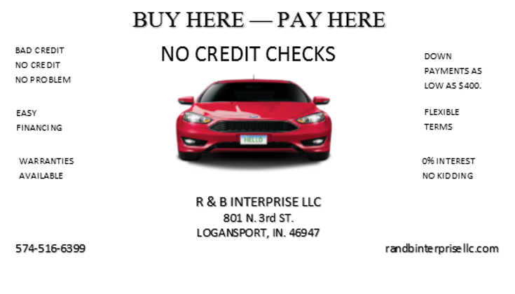 Buy Here Pay Here Indiana >> Buy Here Pay Here Indiana Eel Township R B Interprise Llc Buy Here Pay Here Indiana >> Buy Here Pay Here Indiana Eel Township R B Interprise Llc