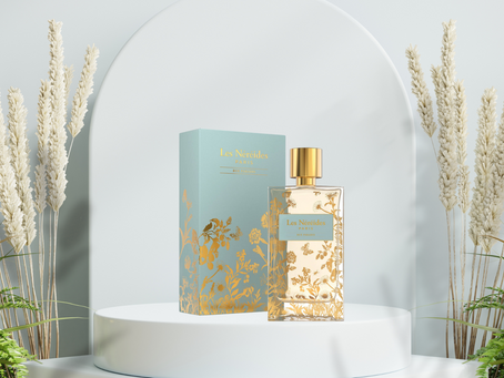 flacon de parfum après fabrication de parfum