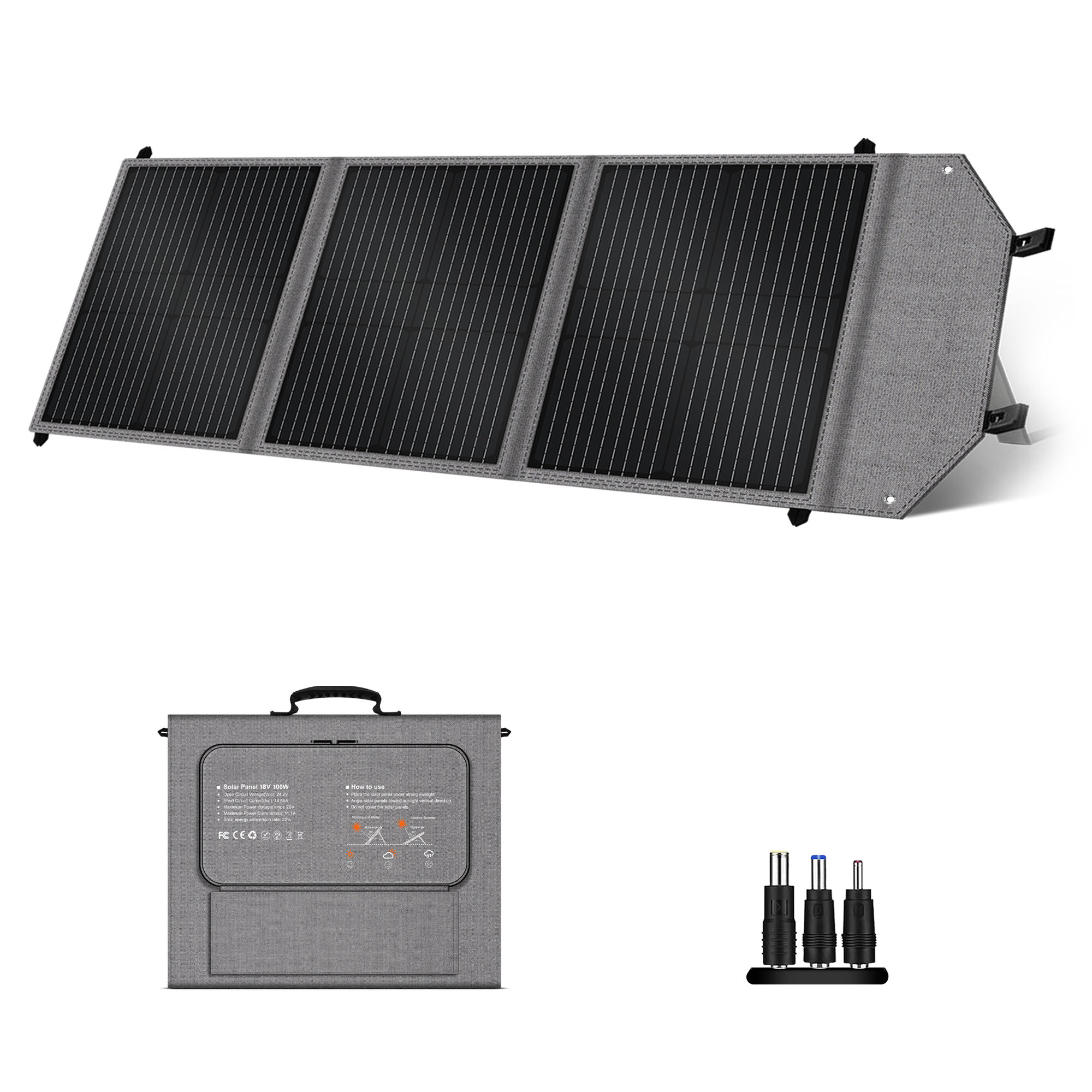 Paneles solares de 100w para generador solar