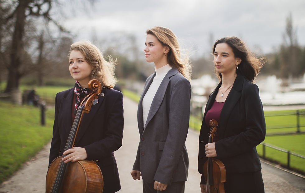 Lunchtime Recital: we welcome Esther Zaglia, Philharmonia Instrumental Fellow and the Aida Piano Trio