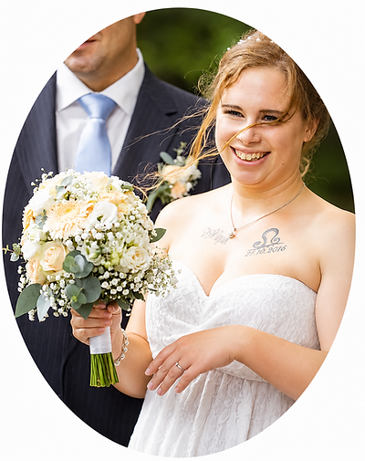 Brautportrait bei einer Hochzeit in Hohenlockstedt im Kreis Steinburg