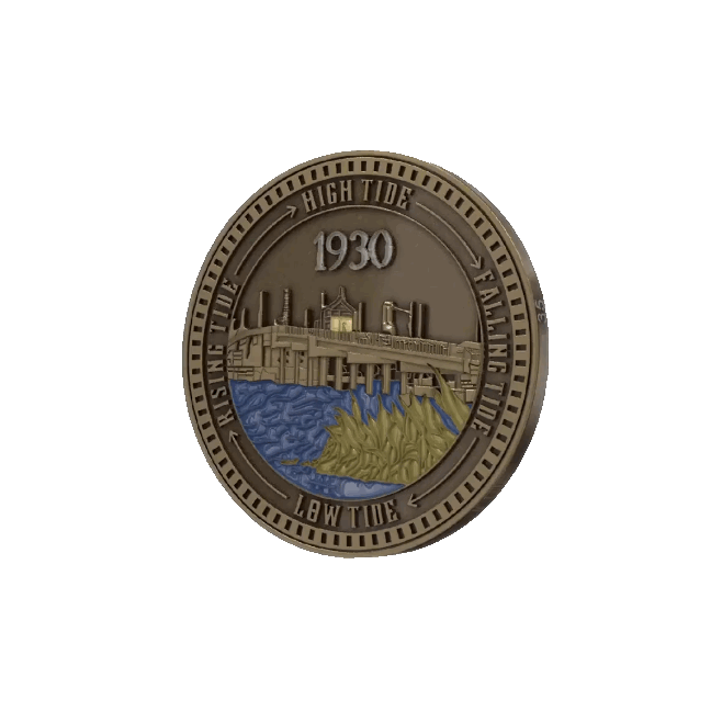 Mantoloking Challenge Coin