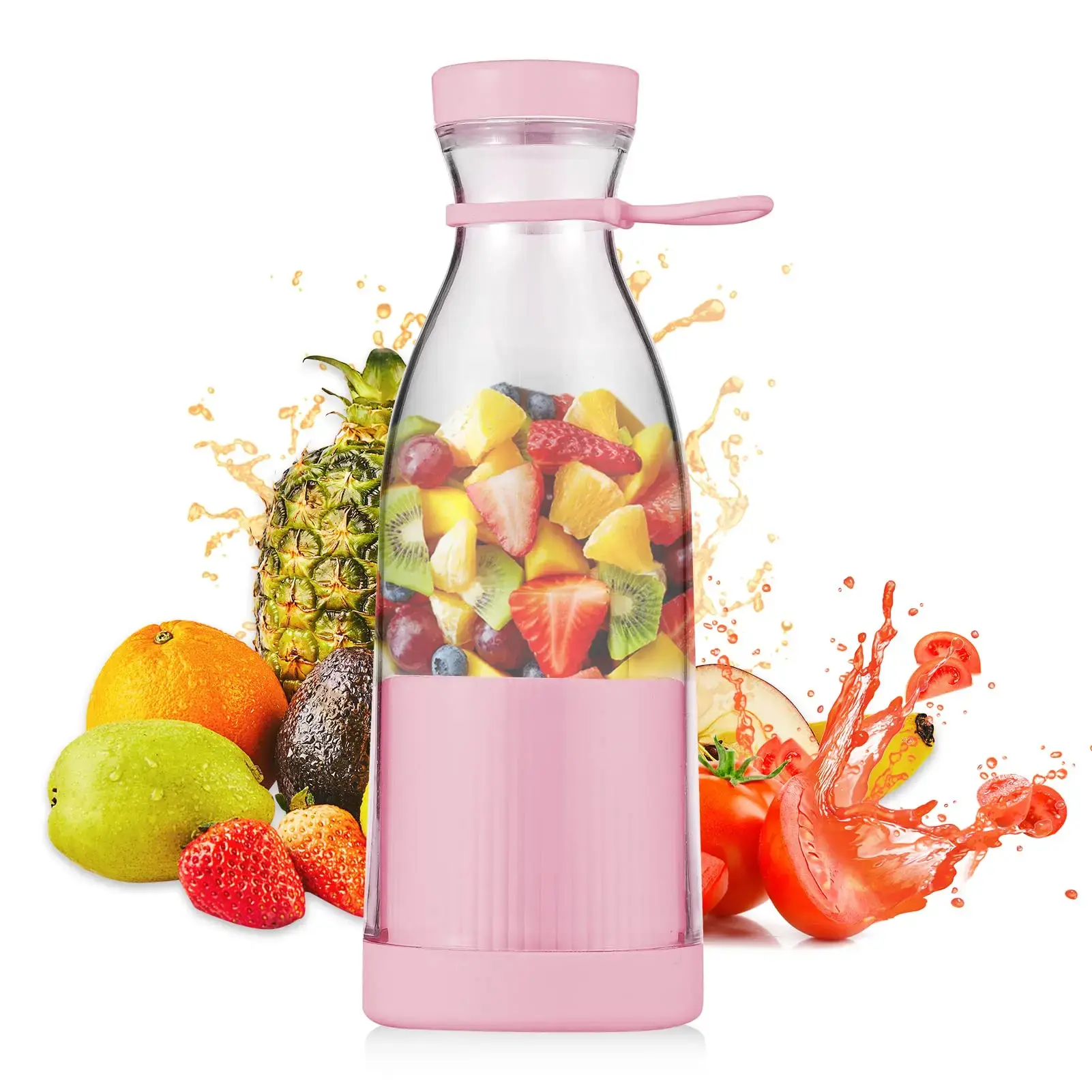 Mini Electric Juicer Cup 420Ml Portable Juicer Mixer Usb 6 e B nh