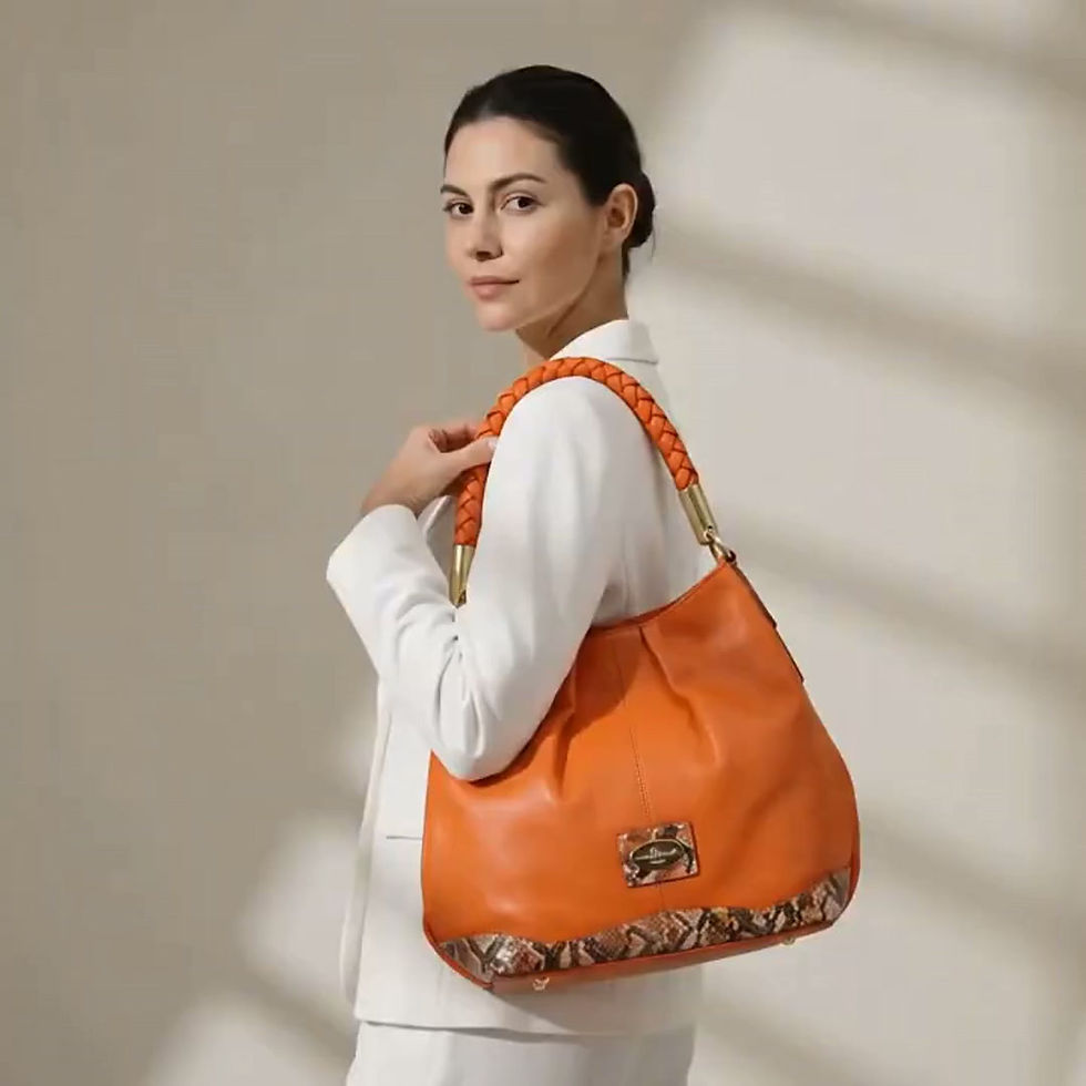 Miniatura: Cartera Umbral color naranja