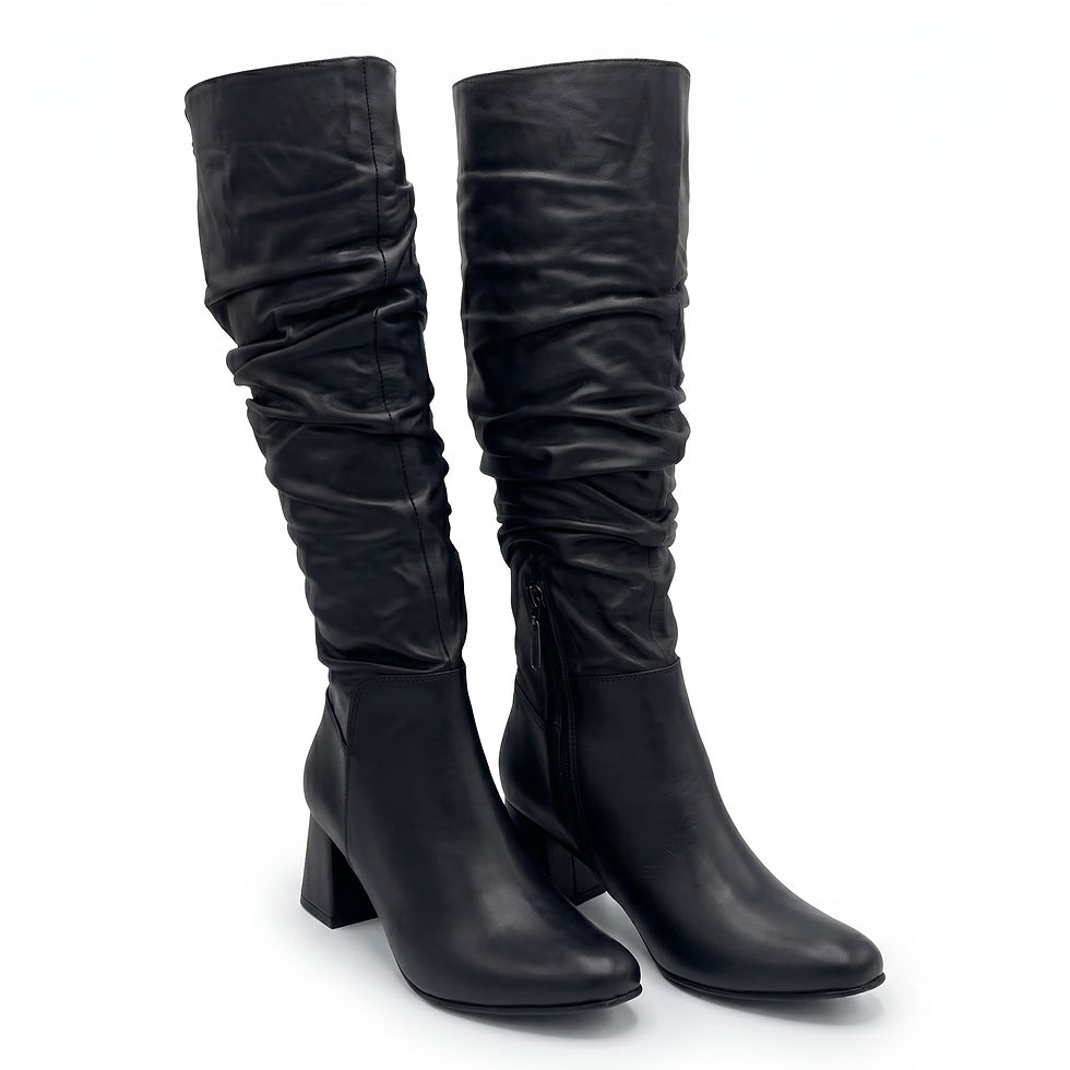 Miniatura: Bota Porte en cuero negro