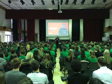 Luke Rees School Speaking Photo