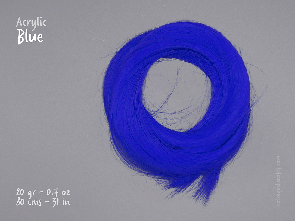 Thumbnail: Acrylic Doll Hair - COLORS - Rehairing My Little Pony, Monster High, Barbie