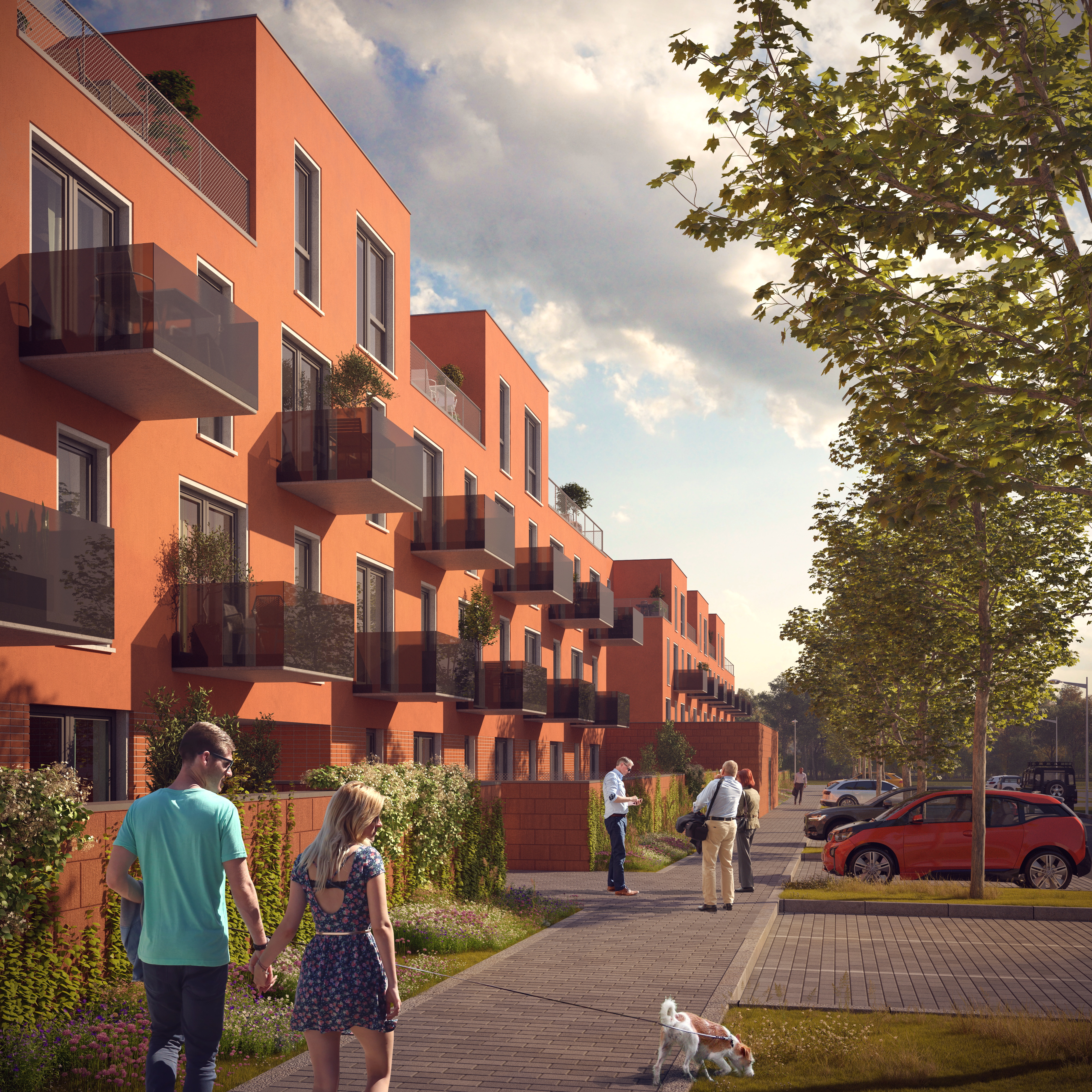 Byt č. A2.02 - 4+kk, Tři Dvory, 93,96m2 + lodžie