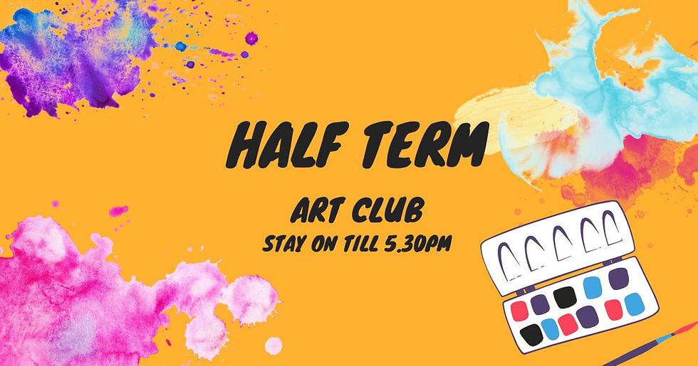 Half Term Art Club