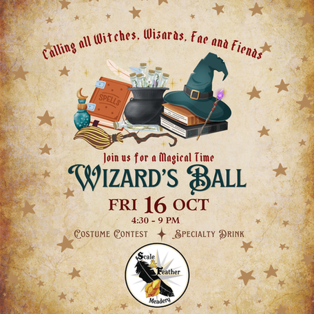 Wizard's Ball Fri 16 Oct
