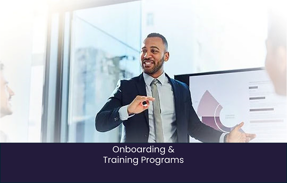 Services 8 - Onboarding & Training
