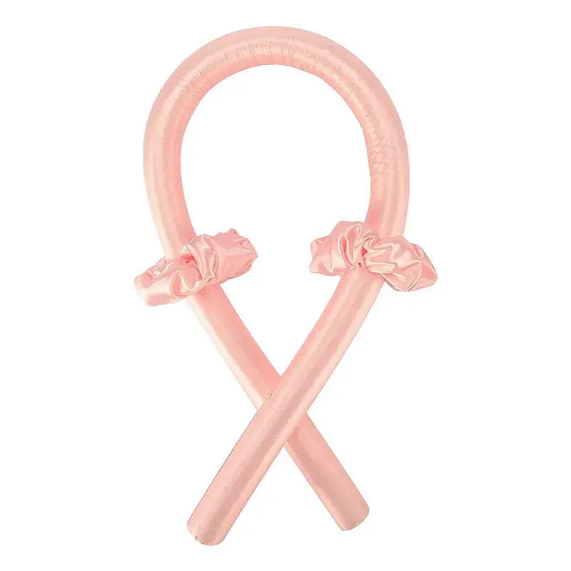 Thumbnail: Heatless Curling Rod Headband No Heat Silk Curls Ribbon Hair Rollers Sleeping So