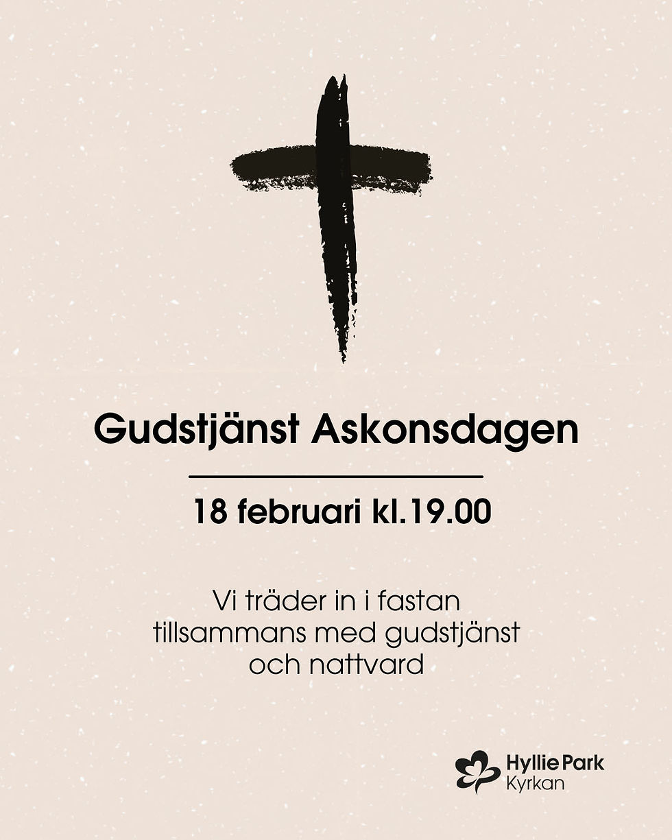 Gudstjänst Askonsdagen