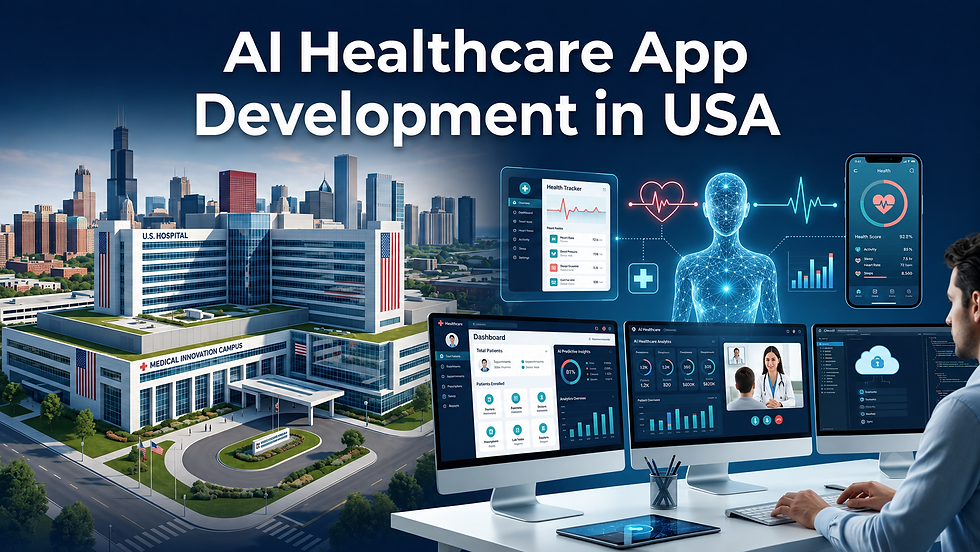 Top 8 AI Healthcare Mobile App Development Companies in the USA for Custom Medical Software