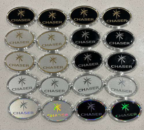 マーク・シャャッチーバーグ JZX Chaser C - Pillar Emblem Set | Jzx Parts Au