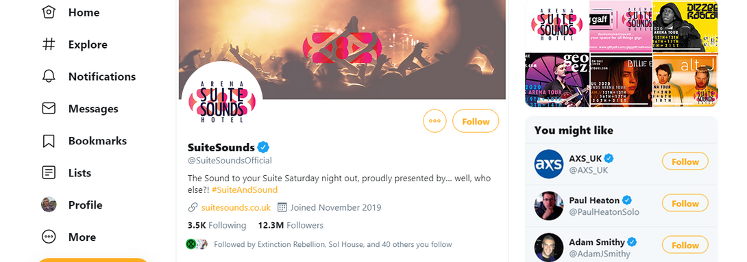 Twitter Profile Mock-up