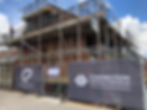 Connection Construction team working on a custom home project in Essex