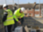 Connection Construction bricklayers working on commercial project in Essex